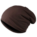 New Solid Color Baggy Slouchy Beanies Hat For Man Male Autumn Spring Hip Hop Soft Ear Warmer Skullcaps Outdoor Windproof Bonnet