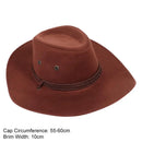 Caps Cool Men Bucket Hat Knight Hat Sun Protection Caps Wide Brim PU Leather Sunscreen Caps Western Cowboy Hats Summer Sun Hats