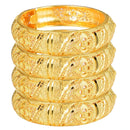 24k Dubai Gold Color Bangles for Women Dubai Bride Wedding Ethiopian Bracelet Africa Bangle Arab Jewelry Charm Bracelet  Jewelry