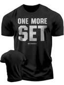 Summer new Adrenaline Power Workoout gym men's breathable round neck T-shirt high-quality letter printed casual top