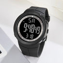 Digital Watches for Men Black Waterproof Tactical Wristwatch Big Dial Waterproof Electronic Led Military Clocks Alarm Stopwatch