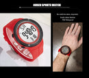 Digital Watches for Men Black Waterproof Tactical Wristwatch Big Dial Waterproof Electronic Led Military Clocks Alarm Stopwatch