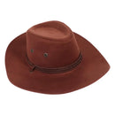 Caps Cool Men Bucket Hat Knight Hat Sun Protection Caps Wide Brim PU Leather Sunscreen Caps Western Cowboy Hats Summer Sun Hats