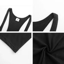 Men's Cotton Gym Warriors Tank Tops Running Vests Y-Back Bodybuilding Sleeveless Shirt Muscle Workout Athletic Fitness Singlets