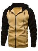 Autumn Winter New Zipper Fleece Hooded Coat Casual Men Women Plus Size Loose Pullover Fashion Raglan Sleeves Sweatshirt Top